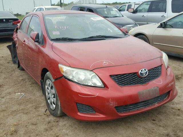 1NXBU4EE9AZ318214 - 2010 TOYOTA COROLLA RED photo 1