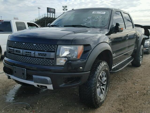 1FTFW1R6XBFA40320 - 2011 FORD F150 SVT R BLACK photo 2