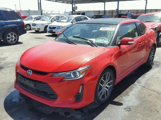 JTKJF5C76GJ019500 - 2016 TOYOTA SCION TC 红色 照片 2