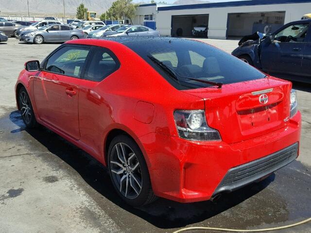 JTKJF5C76GJ019500 - 2016 TOYOTA SCION TC 红色 照片 3