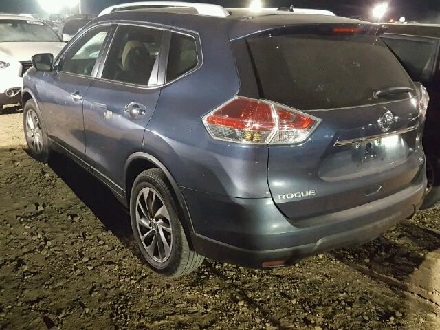 5N1AT2MT1FC912862 - 2015 NISSAN ROGUE BLUE photo 3