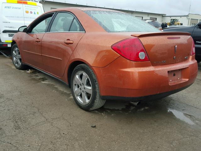 1G2ZH558464225832 - 2006 PONTIAC G6 ORANGE photo 3