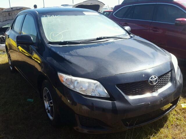 1NXBU4EE5AZ324415 - 2010 TOYOTA COROLLA BA BLACK photo 1