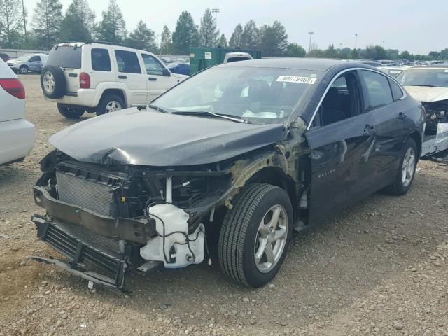 1G1ZB5ST0HF237501 - 2017 CHEVROLET MALIBU LS შავი ფოტო 2