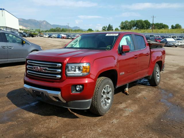 1GTG6CEN2H1285891 - 2017 GMC CANYON SLE RED photo 2