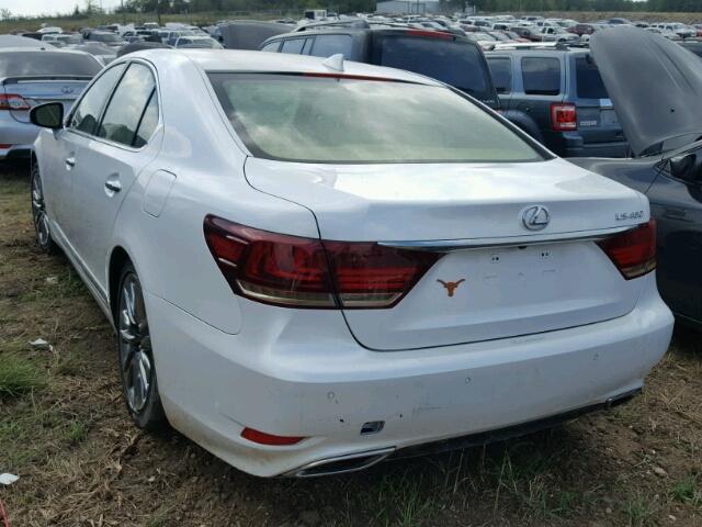 JTHBL5EF4H5144660 - 2017 LEXUS LS WHITE photo 3