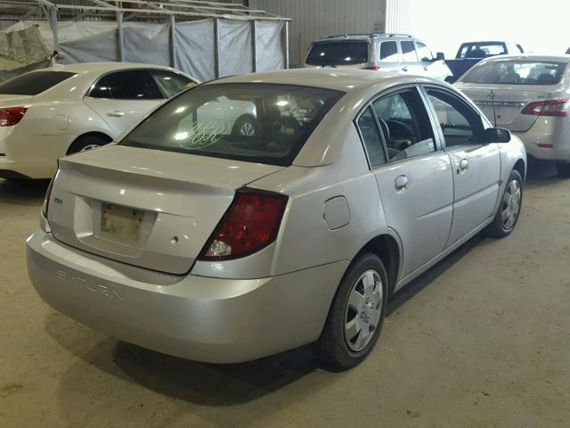 1G8AJ55F87Z193980 - 2007 SATURN ION LEVEL SILVER photo 4