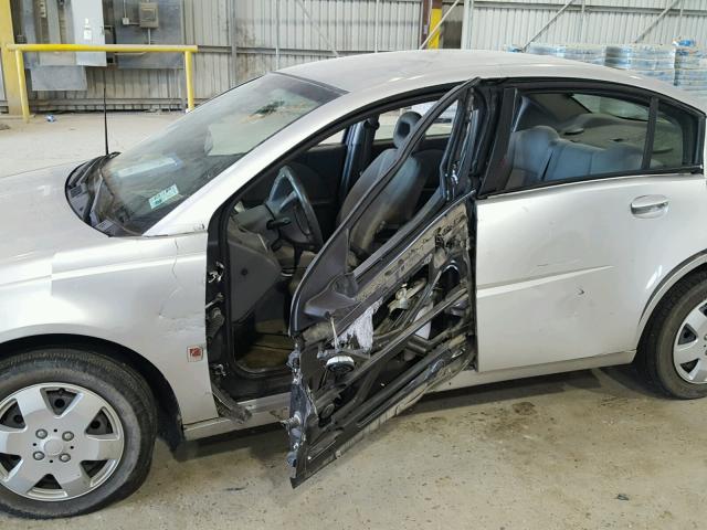 1G8AJ55F87Z193980 - 2007 SATURN ION LEVEL SILVER photo 9