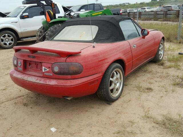 JM1NA3513P1413346 - 1993 MAZDA MX-5 MIATA RED photo 4