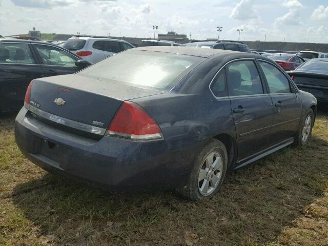 2G1WG5EK7B1210527 - 2011 CHEVROLET IMPALA BLUE photo 4