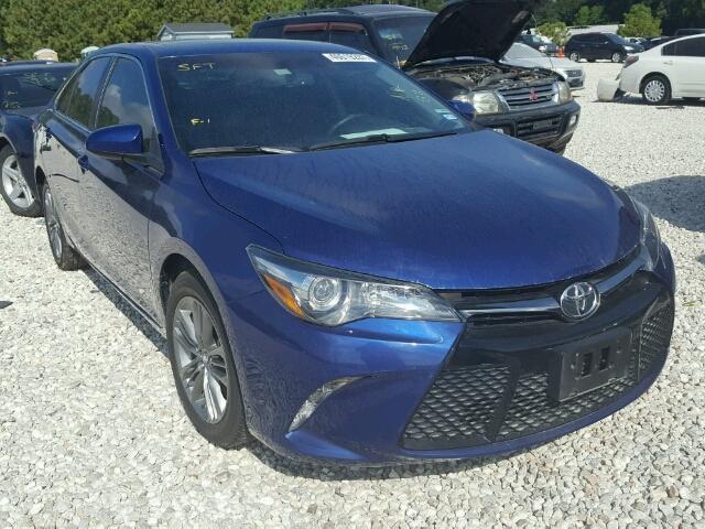 4T1BF1FK3FU955166 - 2015 TOYOTA CAMRY BLUE photo 1