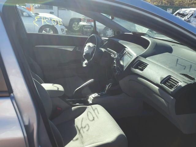 19XFB2F80EE059612 - 2014 HONDA CIVIC EX SILVER photo 5