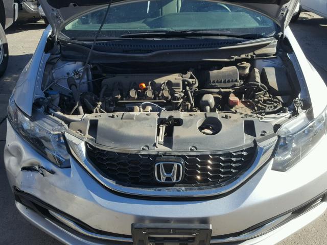 19XFB2F80EE059612 - 2014 HONDA CIVIC EX SILVER photo 7