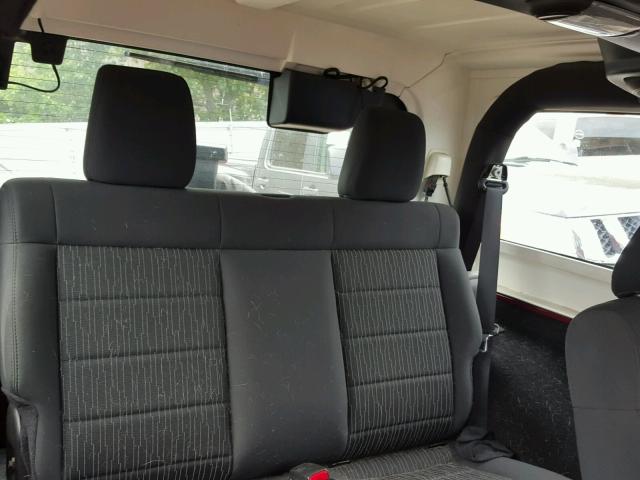 1C4AJWAG0CL151276 - 2012 JEEP WRANGLER S BURGUNDY photo 6