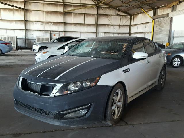 5XXGR4A60DG236165 - 2013 KIA OPTIMA SX TWO TONE photo 2