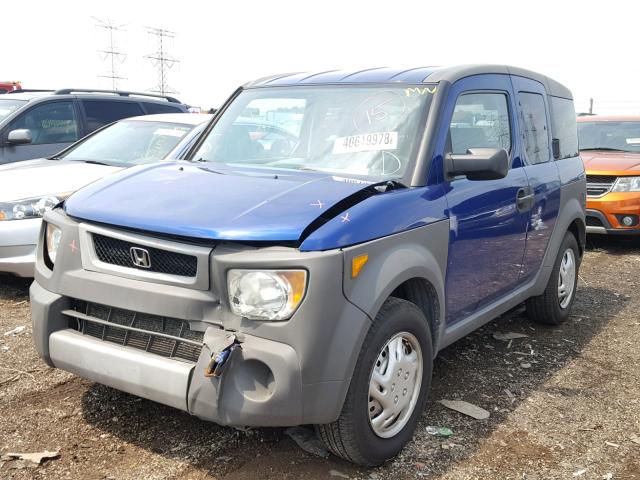 5J6YH18304L009361 - 2004 HONDA ELEMENT LX BLUE photo 2