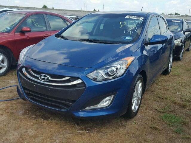 KMHD35LH4FU244481 - 2015 HYUNDAI ELANTRA GT BLUE photo 2