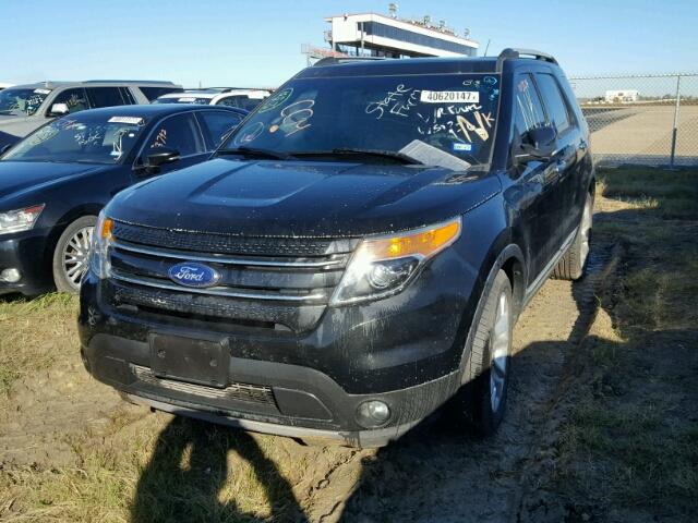 1FM5K7F88EGA48961 - 2014 FORD EXPLORER BLACK photo 2