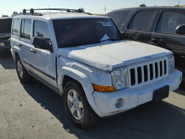 1J8HG48N36C104925 - 2006 JEEP COMMANDER WHITE photo 1