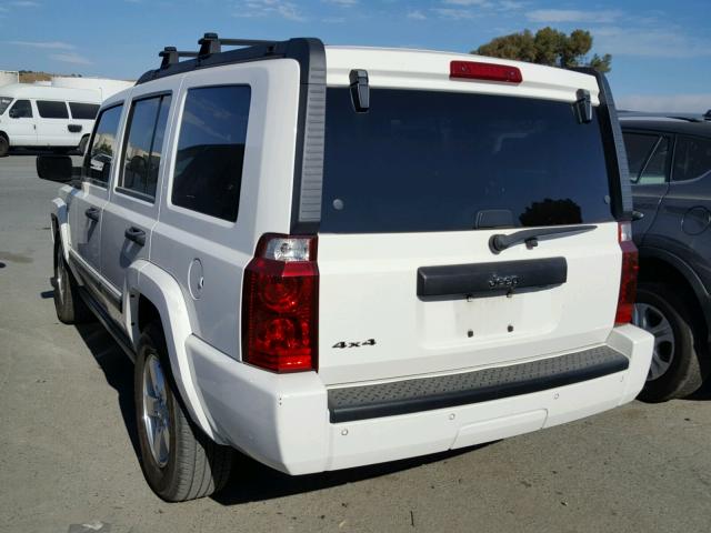 1J8HG48N36C104925 - 2006 JEEP COMMANDER WHITE photo 3