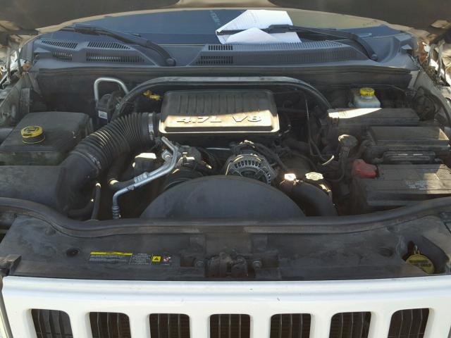 1J8HG48N36C104925 - 2006 JEEP COMMANDER WHITE photo 7