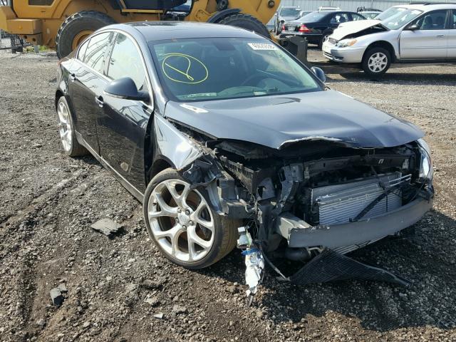2G4GV5GV7C9199570 - 2012 BUICK REGAL GS BLACK photo 1