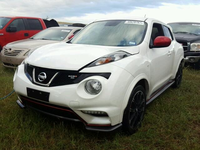 JN8DF5MR4ET100621 - 2014 NISSAN JUKE NISMO WHITE photo 2