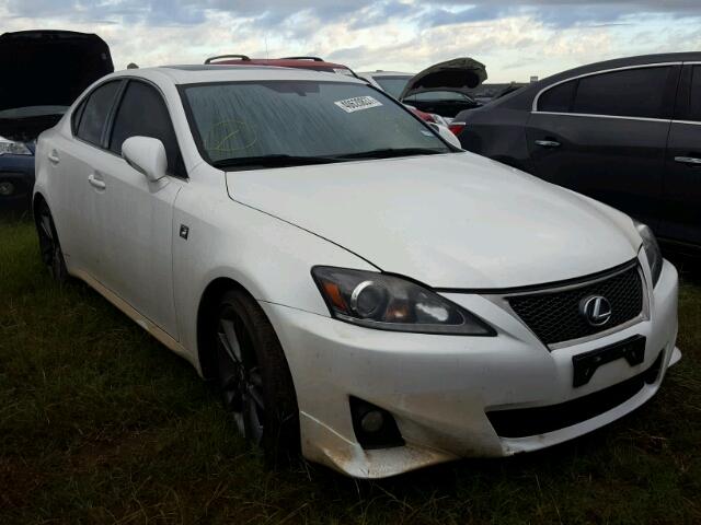 JTHBF5C23C5160333 - 2012 LEXUS IS WHITE photo 1