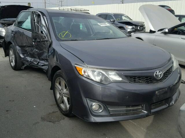 4T1BF1FK4EU316762 - 2014 TOYOTA CAMRY L GRAY photo 1