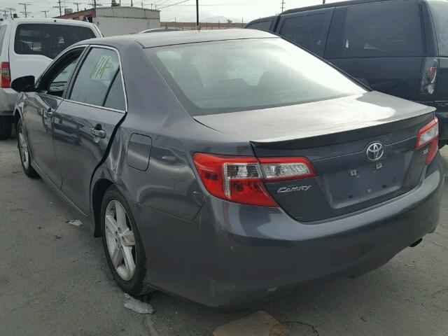 4T1BF1FK4EU316762 - 2014 TOYOTA CAMRY L GRAY photo 3