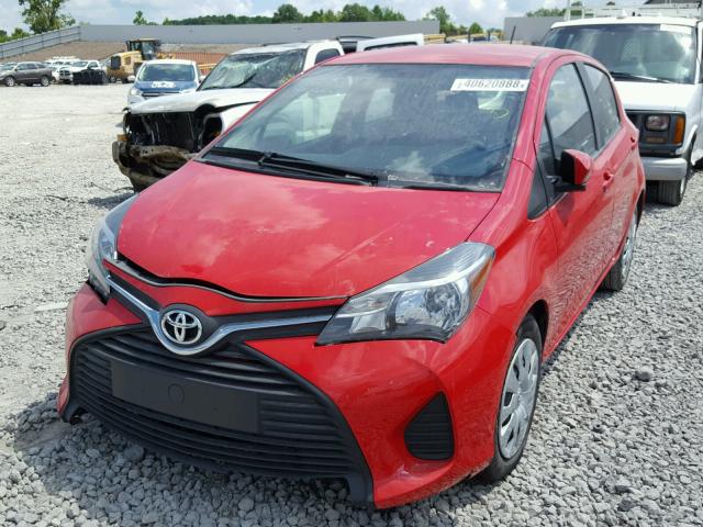 VNKKTUD30GA062716 - 2016 TOYOTA YARIS L RED photo 2