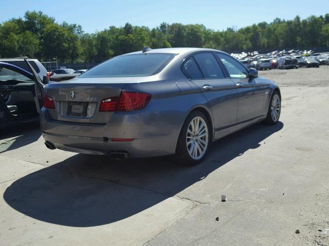 WBAFU9C54BC784871 - 2011 BMW 550 XI GRAY photo 4