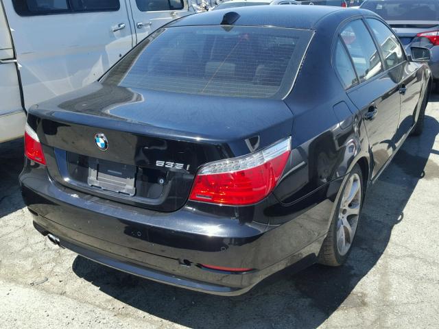 WBANW13588CZ84507 - 2008 BMW 535 I BLACK photo 4