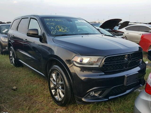 1C4RDHAGXEC971874 - 2014 DODGE DURANGO BLACK photo 1