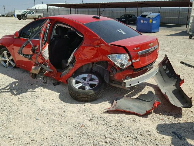 1G1PF5SB8G7124844 - 2016 CHEVROLET CRUZE LIMI RED photo 9