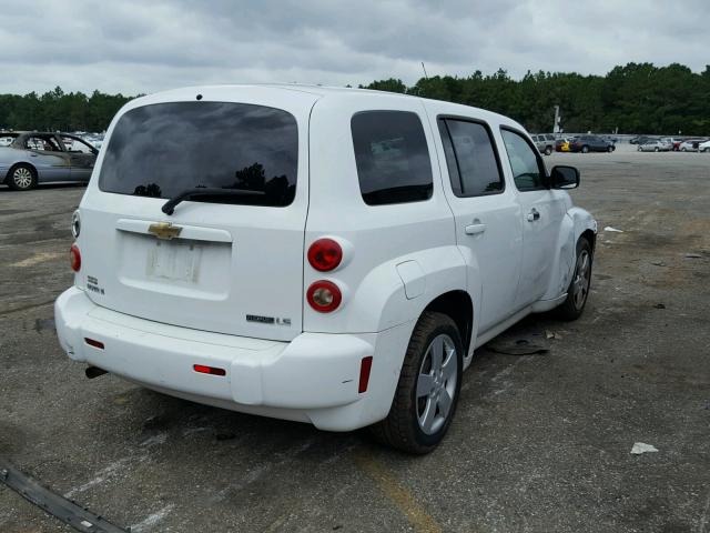 3GNCA13B49S632073 - 2009 CHEVROLET HHR LS თეთრი ფოტო 4