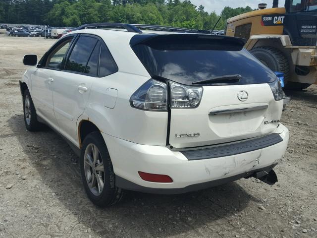 JTJHW31U960022895 - 2006 LEXUS RX 400 WHITE photo 3