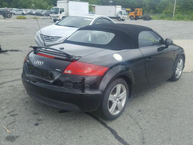 TRURF38J491026618 - 2009 AUDI TT BLACK photo 4