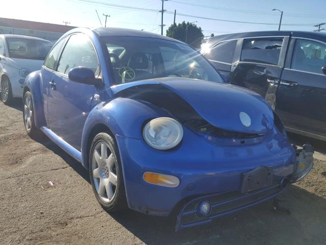 3VWDD21CX2M423918 - 2002 VOLKSWAGEN NEW BEETLE 蓝色 照片 1