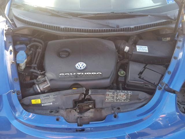 3VWDD21CX2M423918 - 2002 VOLKSWAGEN NEW BEETLE 蓝色 照片 7