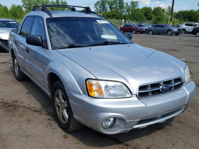 4S4BT62C457103572 - 2005 SUBARU BAJA SPORT SILVER photo 1