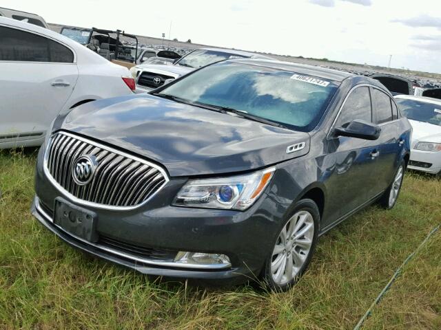 1G4GA5G38EF196777 - 2014 BUICK LACROSSE GRAY photo 2