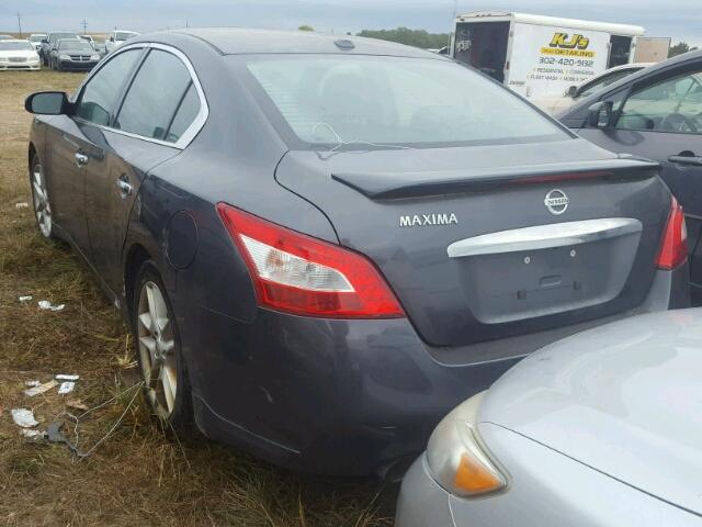 1N4AA5AP4BC834421 - 2011 NISSAN MAXIMA S GRAY photo 3