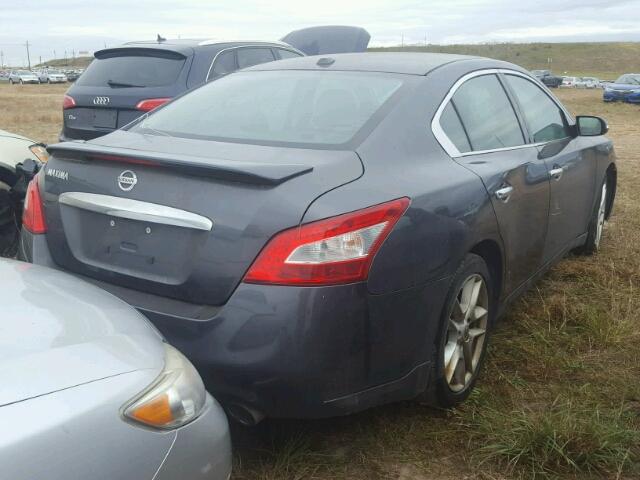 1N4AA5AP4BC834421 - 2011 NISSAN MAXIMA S GRAY photo 4