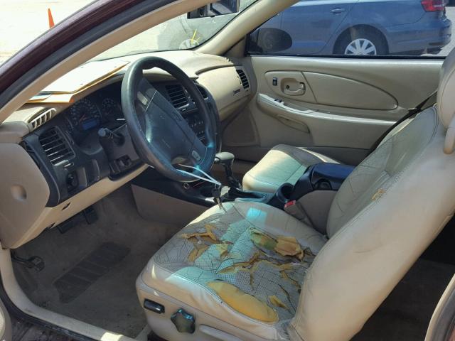 2G1WW12E649292278 - 2004 CHEVROLET MONTE CARL მუქწითელი ფოტო 5