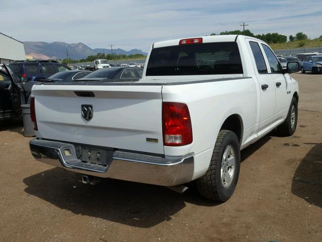 1D7RB1GP2AS238678 - 2010 DODGE RAM 1500 WHITE photo 4