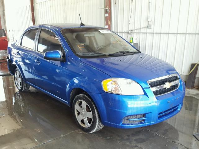 KL1TD5DE6BB213585 - 2011 CHEVROLET AVEO LS BLUE photo 1