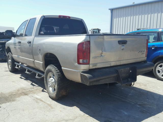 3D7KS28C45G759000 - 2005 DODGE RAM 2500 S Ոսկեգույն լուսանկար 3
