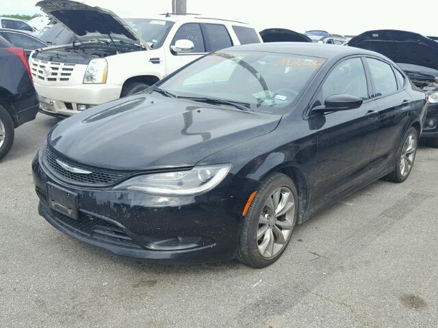 1C3CCCBB9FN649574 - 2015 CHRYSLER 200 S BLACK photo 2