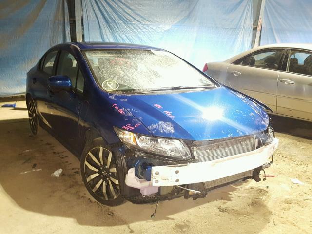19XFB2F98EE036510 - 2014 HONDA CIVIC EXL 蓝色 照片 1